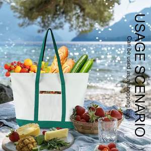 Bolso de mano Liso Estructurado Sustentabilidad Eco Friendly Reciclado Orgánico Negro Algodón Bolsas de mano de lona con logotipo impreso personalizado - Product Image 6