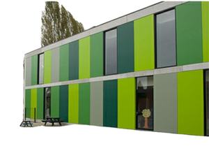 6mm 8mm 10mm Interior Exterior Vental Fachada Revestimiento de paredes Antibacteriano HPL Tablero laminado compacto Panel de resina fenólica - Product Image 1