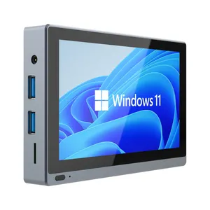 5.5 Inch Industriële Mini Windows 11 Pro 8Gb Ram 128Gb Rom Wifi 6.0, bt 5.2 Computer Tablet Touch Mini Desktop Computer