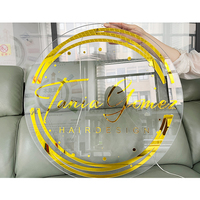 Enseigne commerciale avec logo personnalisé, enseigne de salon, enseigne de haute qualité, design de logo, enseigne extérieure avec lettres, enseigne à DEL 3D