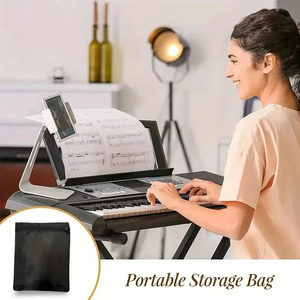 Copertura Antipolvere per Tastiera <span class=keywords><strong>Pianoforte</strong></span> a 61 Tasti con Cordoncino Elastico Resistente - Product Image 6