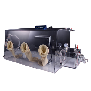 Mini guantera de laboratorio de acrílico transparente aislada ZZ Rhino con sistema de vacío OEM personalizable para laboratorios de física/Biología/química - Product Image 3