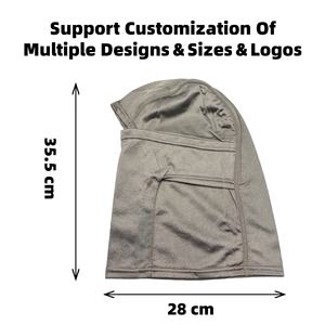 Unisex 5G Radiation EMF Shield Hood Cover para protección Facial Pasamontañas de <span class=keywords><strong>fibra</strong></span> plateada Sombrero WIFI Protección contra la radiación Sombrero - Product Image 5