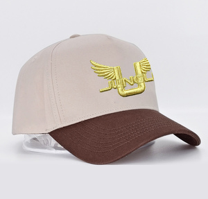 Nhà Máy Giá Đầy Đủ Tùy Chỉnh 5 Bảng Điều Chỉnh 3D Thêu Một Khung Bông Cong Mũ Bóng Chày Mũ Thể Thao Ngoài Trời Người Đàn Ông Mũ - Product Image 5