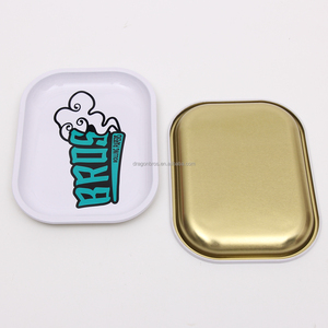 Bandeja de METAL OEM personalizada, color negro, 18x14CM, nuevo estilo, 2022 - Product Image 3