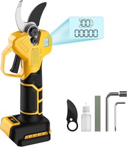 Portable Cordless Pruning <strong>Shears</strong> with LCD Display, Adjustable Cutting Diameter 0.8-1.2 Inch for Gardening Tree Pruning -001 - Product Image 2