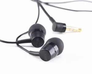 Écouteurs filaires intra-auriculaires de couleur noire 3,5 mm avec micro pour <span class=keywords><strong>Sony</strong></span> MH755 - Product Image 3