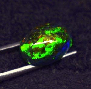 Opale naturelle multicolore de haute qualité, 6 carats, 16*11.5*6.9 mm, cabochon, pierre précieuse en vrac pour la fabrication de bijoux - Product Image 5