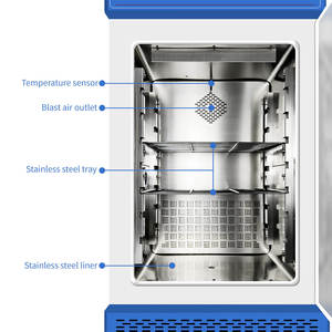Incubateur BOD avec système de chauffage et de refroidissement, incubateur avec contrôle PID numérique, incubateur de laboratoire de 5 à 70 degrés Celsius - Product Image 2