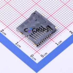 TF-02 SD Card / Memory Card Connector SMD Connector Self-Return Type MicroSD Card (TF Card) Card Holder 2mm - Product Image 2