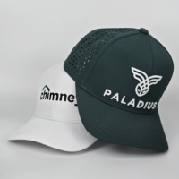 Casquette Trucker 6 Panneaux Personnalisée, Coupe Laser, Anti-Humidité, Maille Aérée, Légère, avec Cordon, pour Extérieur – Vente Directe Usine
