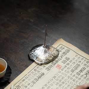 Crystal Glass Mount Fuji Incense Holder Hand-made Transparent Incense Burner Zen <b>Home</b> Decor Religious Use - Product Image 4