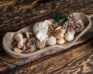 Vente en gros de pâte en bois faite à la main pour la maison et le bureau Décoration de table Bols de vaisselle du fournisseur indien - Product Image 4