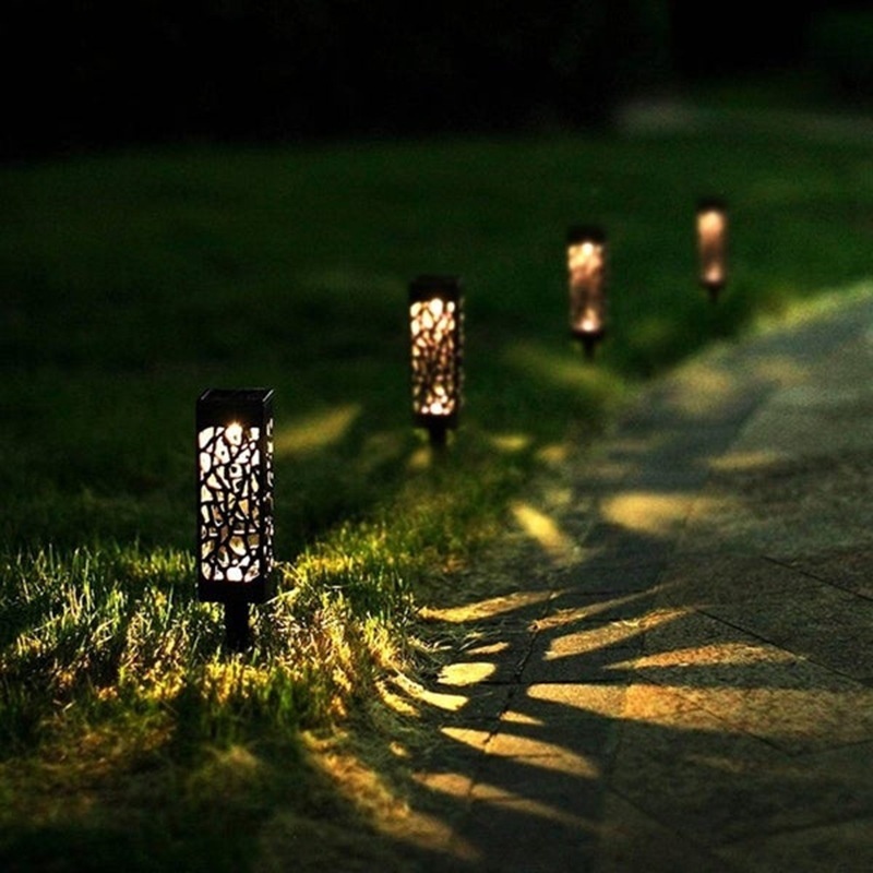 Custom Modern Small Waterproof LED Solar Lawn Light with Wireless Control for Garden Outdoor Landscape Ground Insert
