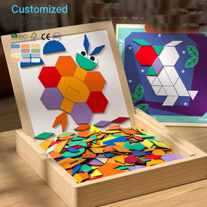 EDULAND OEM ODM CPC CE Montessori <span class=keywords><strong>Boîte</strong></span> de puzzle <span class=keywords><strong>en</strong></span> <span class=keywords><strong>bois</strong></span> pour enfants Nouveau jouet éducatif d'apprentissage Jeu de puzzle de cognition géométrique - Product Image 1