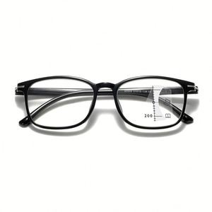 Gafas de Lectura Progresivas Multifocales Cuadradas con Filtro de Luz Azul Antideslumbrante para Computadora, Moda 2025, para Mujer - Product Image 5