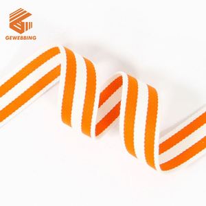 Wholesale Colorful 1inch 38mm 20mm Recycled Polyester Cotton Tapes <b>Webbing</b> Cotton for Bags Garment Bag Strap - Product Image 3