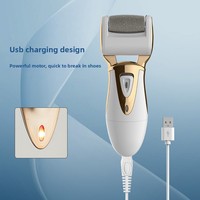 Recharge Électrique Pied Lime Grattoir Callus Remover Pieds Mat Pédicure Outils Pied Râpe Enlèvement Peau Morte Électrique Callus Remover