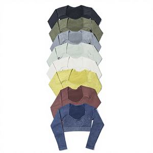 Conjunto de Yoga sin Costuras de 6 Piezas para Mujer, Leggings Deportivos Transpirables de Secado Rápido con Estampado, Ropa Deportiva para Entrenamiento - Product Image 4