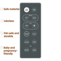 Nouvelle télécommande intelligente infrarouge 2026 à 12 boutons, couleur noire, code fixe, pour TV/DVD/VCR/DVB, fabricant OEM ODM
