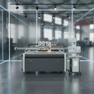 Automatic Cnc Digital Flatbed Oscillating <strong>A3</strong> A4 Aluminum Composite Panel Corrugated Board Eva Rubber Cutting <strong>Plotter</strong> With Iso - Product Image 1