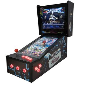 Máquina de juegos arcade kwang yi pinball mini, máquina de vídeo 3d, virtual, pinball