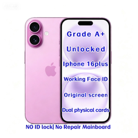 Smartphone rose débloqué en gros iPhone 16 Plus 512 Go 5G A18 Super Retina XDR – Stock en gros fournisseur d'usine
