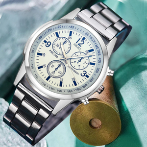 New stylish business leather strap <b>watch</b> for men quartz wristwatch for students - Product Image 5