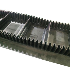 Sabuk konveyor karet sisi dinding 1000 mm lereng bergelombang penanganan besar anti-tumpah tepi cetak sabuk elevasi berat - Product Image 3