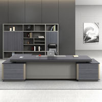 Meubles de bureau à domicile au design moderne Vente directe en usine Prix avantageux Bureau d'ordinateur de bureau Bureau de bureau