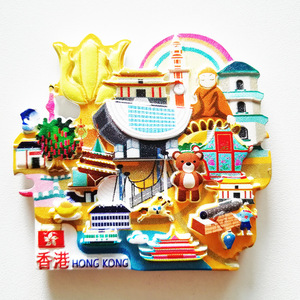Aimant de réfrigérateur personnalisé Logo 3D thaïlande <span class=keywords><strong>corée</strong></span> <span class=keywords><strong>japon</strong></span> HongKong voyage Souvenir Collection cadeau Tour du monde aimants de réfrigérateur - Product Image 6