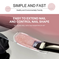 Nouvelle Tendance TPO Free Euro St Milky Creamy Disco Build Gel – Gel UV Constructeur Acrylique Soak Off pour Extensions d'Ongles