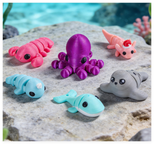 Set di Personaggi Cartoon Assortiti Personalizzati, Miniature Articolate Stampate in 3D, Giocattoli per Bambini, Antistress - Product Image 4