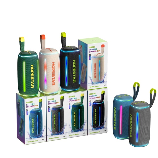 Portable Outdoor Speaker, Waterproof Audio for Sports & Cycling, High Power Dual Speakers with Heavy Bass