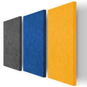 Amazon Supplying Acoustic Board Polyester Acoustic Panel Felt Sound Absorbing Ceiling Acoustic Panels