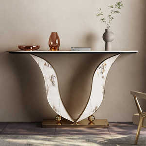 Muebles modernos <span class=keywords><strong>para</strong></span> sala de estar, entrada de pasillo, diseño de mesa de <span class=keywords><strong>consola</strong></span> inoxidable <span class=keywords><strong>para</strong></span> uso doméstico - Product Image 3
