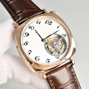 New Best Selling Premium <b>Skeleton</b> Design Stainless Steel Case Genuine Leather Strap Men's Sports <b>Watch</b> Tourbillon <b>Watch</b> - Product Image 5
