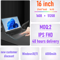 Nouvel Ordinateur Portable Professionnel Double Écran Tactile IPS, Moins Cher, 16 Go RAM, SSD 128/256/512 Go ou 1 To