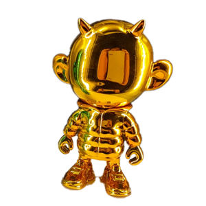 Plating Shiny Custom Design Vinyl Toy PU Toy&amp;Custom Plastic Figure/PVC Toy <strong>Making</strong> &amp; Manufacturing Chrome-plated Figure - Product Image 2