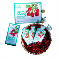 Purée de canneberge biologique Dream Afar, jus sauvage, saveur sucrée et acidulée, disponible en sachets et en bouteilles, produit authentique