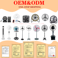 Ventilateur sur pied haute puissance de 12 pouces, 3 vitesses, télécommande, pour usage domestique, hôtelier et bureautique, directement de l'usine