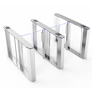 Torniquete de Apertura Rápida de 0.5s con Servomotor, Alta Seguridad y Fácil Operación, Lectura de Código QR y Tarjeta, Acero Inoxidable SUS304, para Interiores - Product Image 1