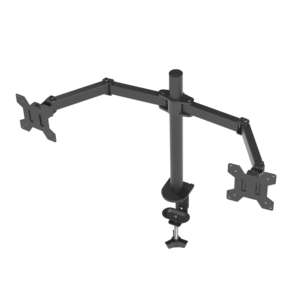 <span class=keywords><strong>Support</strong></span> de moniteur <span class=keywords><strong>double</strong></span> en acier <span class=keywords><strong>VESA</strong></span> 100x100mm 10 ''-27'' <span class=keywords><strong>Support</strong></span> d'écran de bureau avec bras de moniteur 10 ''-27'' <span class=keywords><strong>Support</strong></span> de table Deux moniteurs - Product Image 4