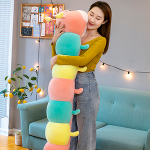 <b>Large</b> Caterpillar Plush <b>Pillow</b> - Super Soft & Weighted, Creative Sleep Toy & Children's Gift - Product Image 3