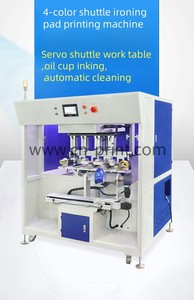 Máy in ống điều kiện mới cho mũ bảo hiểm tự động 4 màu máy in <span class=keywords><strong>Pad</strong></span> đưa đón với động cơ servo độc lập - Product Image 2