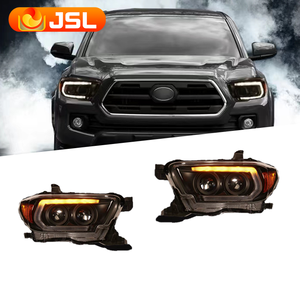 Faros Delanteros Modificados de Alta Calidad para <span class=keywords><strong>Toyota</strong></span> <span class=keywords><strong>Tacoma</strong></span> 2016-2019, Proyector Luminoso con DRL, Autopartes - Product Image 5