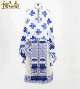 Vestimenta Eclesiástica de Diseño Personalizado de Alta Calidad, Vestimenta de Obispo, Túnica Eclesiástica - Product Image 1