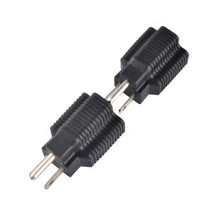 Linh hoạt và thuận tiện phong cách Mỹ, một mảnh tiêm đúc NEMA 5-15p để 6-20r chuyển đổi cắm với 14awg dây nội bộ - Product Image 1