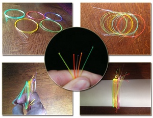 Insert de fibre <span class=keywords><strong>optique</strong></span> fluorescente jaune, orange, rouge, vert, à découpe libre, avec point de visée, pour un accentuation lumineuse, pour fibre <span class=keywords><strong>optique</strong></span> rouge de 0,75 mm, avec une variation de -0,3 mm - Product Image 3