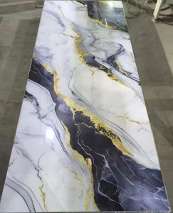 18mm cao bóng <span class=keywords><strong>PVC</strong></span> UV Partical Hội Đồng Quản trị hình học không thấm nước độ ẩm bằng chứng Hiện đại 1220*2440/2800mm 4 * 8ft đá cẩm thạch UV ván - Product Image 5